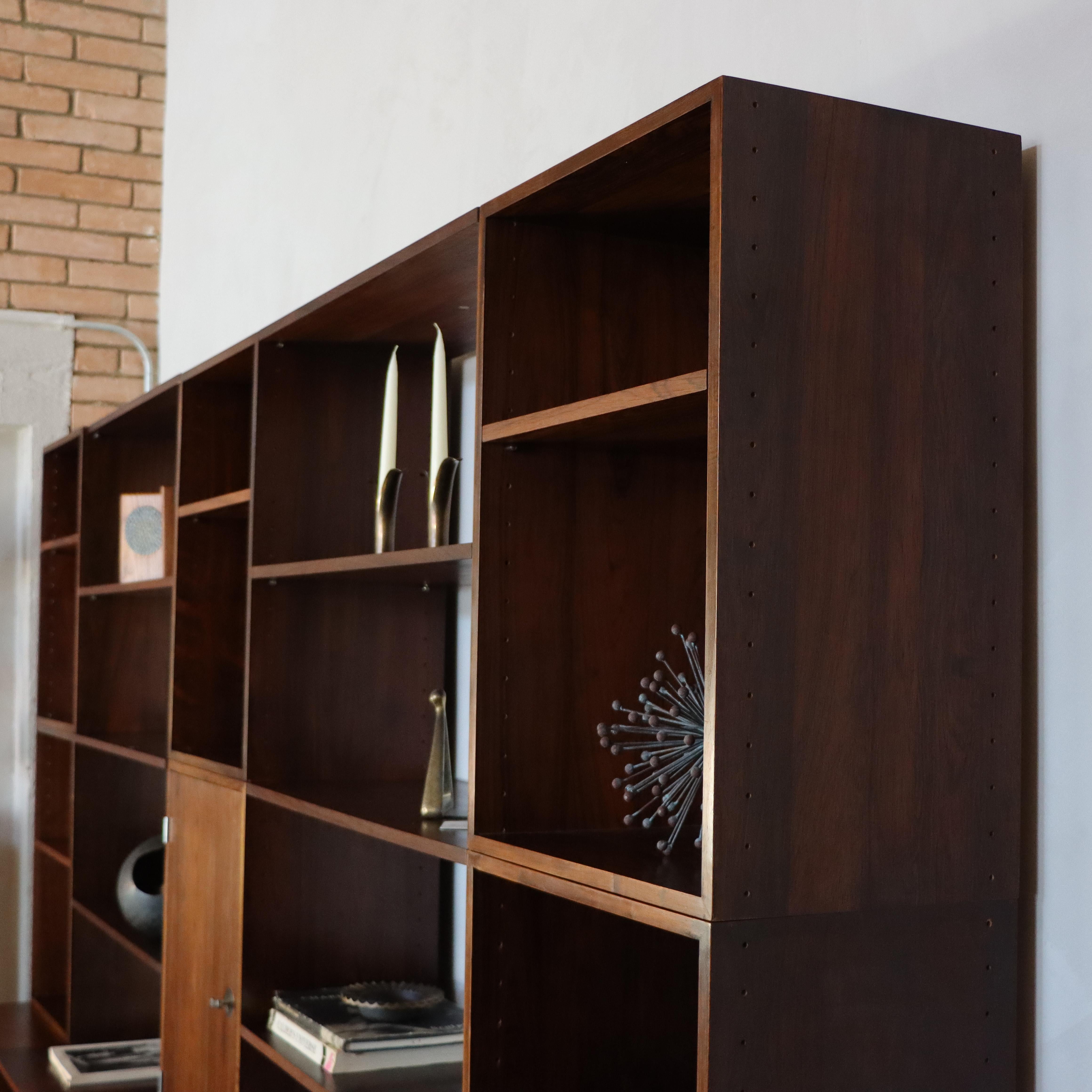 Brazilian Rosewood Finn Juhl “Cresco” Modular Wall System 5