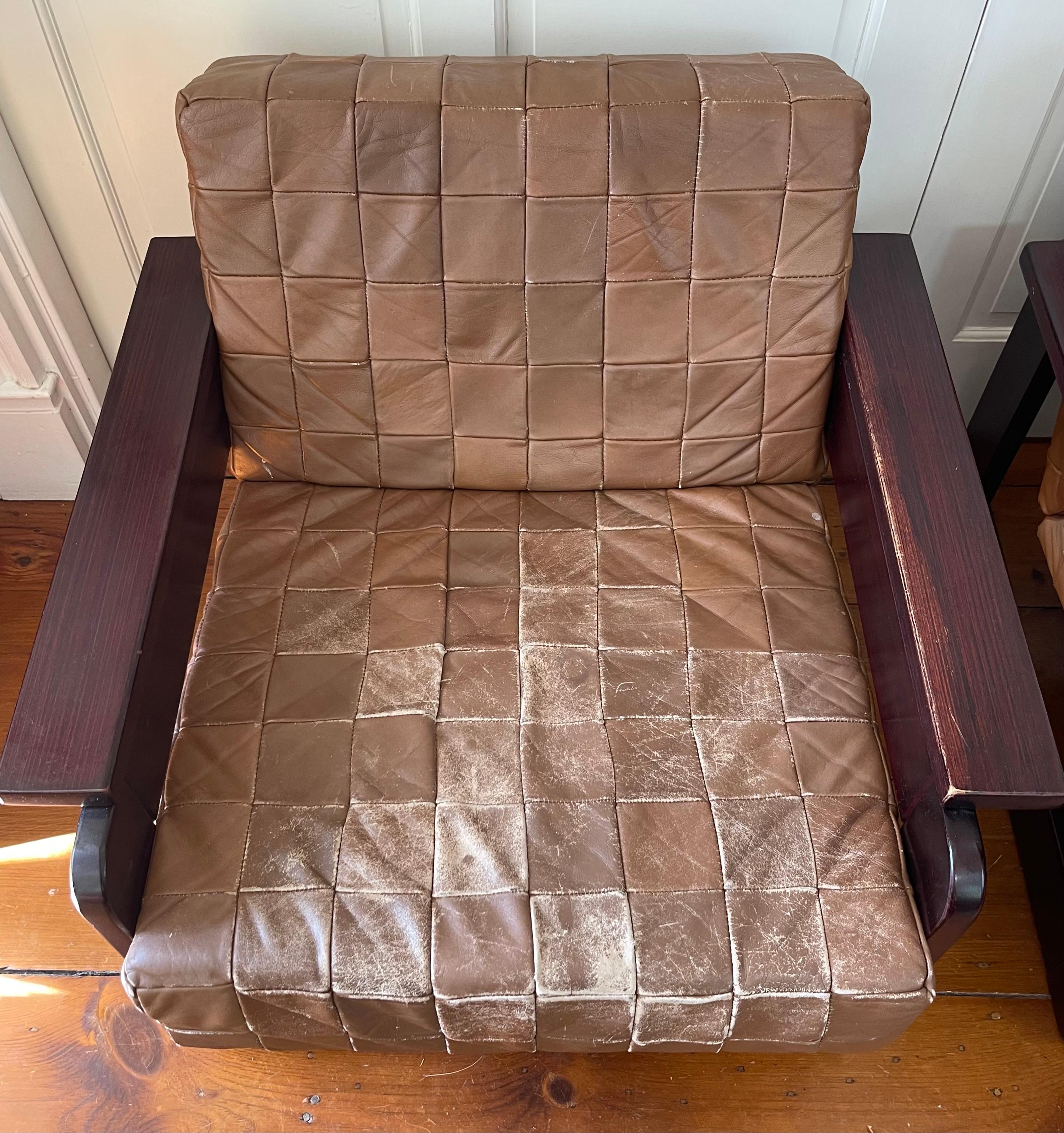 Brazilian Rosewood Lounge Chairs by Percival Lafer For Sale 5