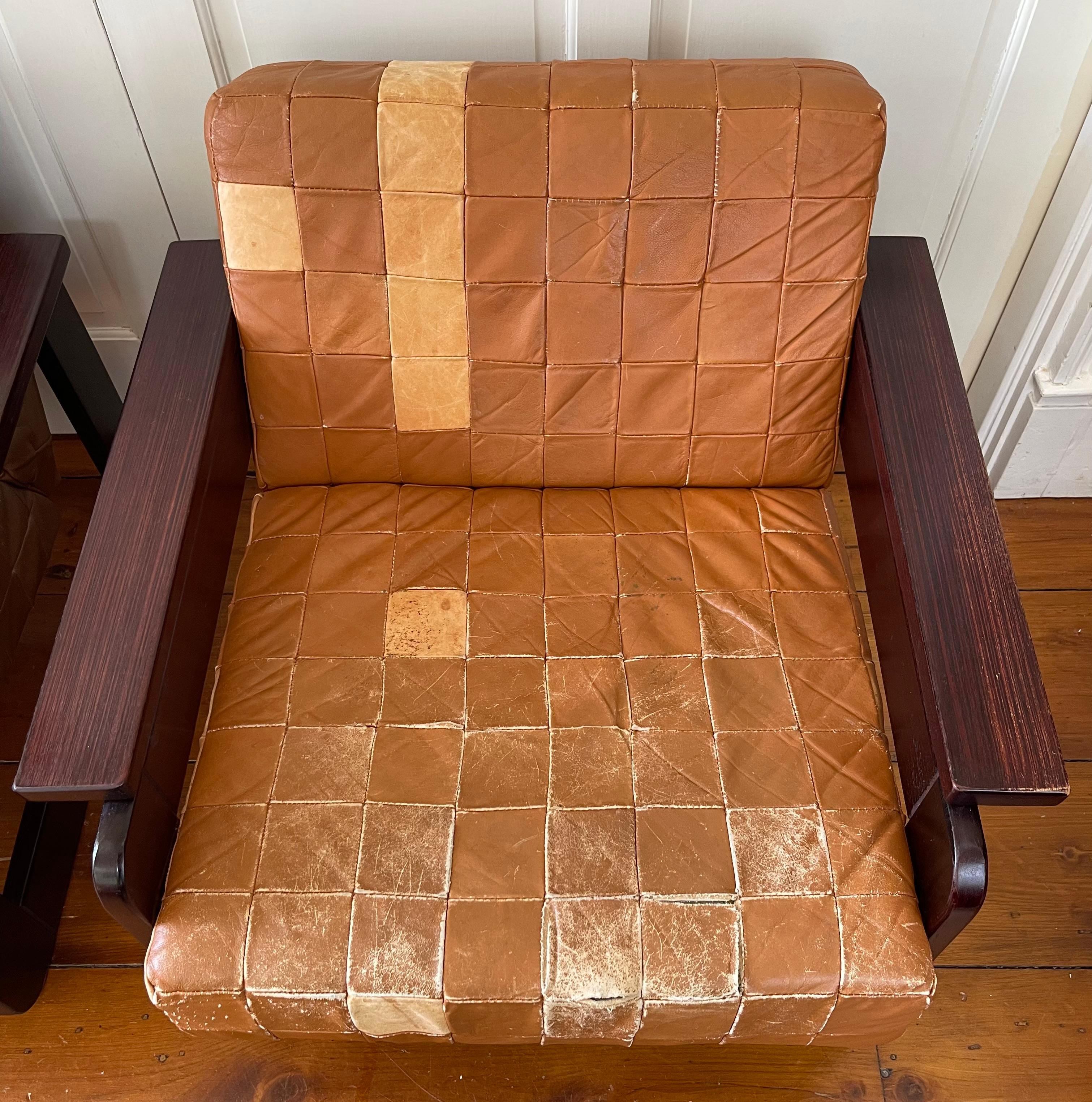 Brazilian Rosewood Lounge Chairs by Percival Lafer For Sale 6