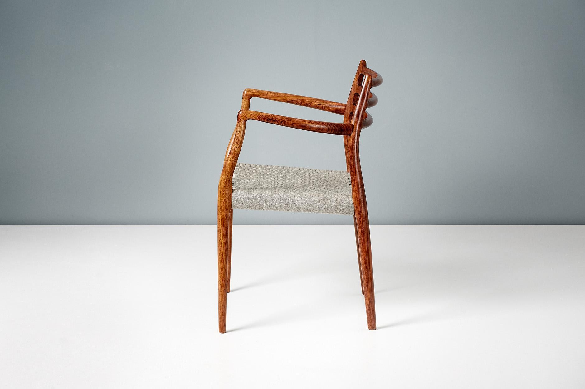 Mid-20th Century Brazilian Rosewood Model 62 Armchair by Niels Moller, 1962