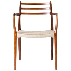 Brazilian Rosewood Model 62 Armchair by Niels Moller, 1962