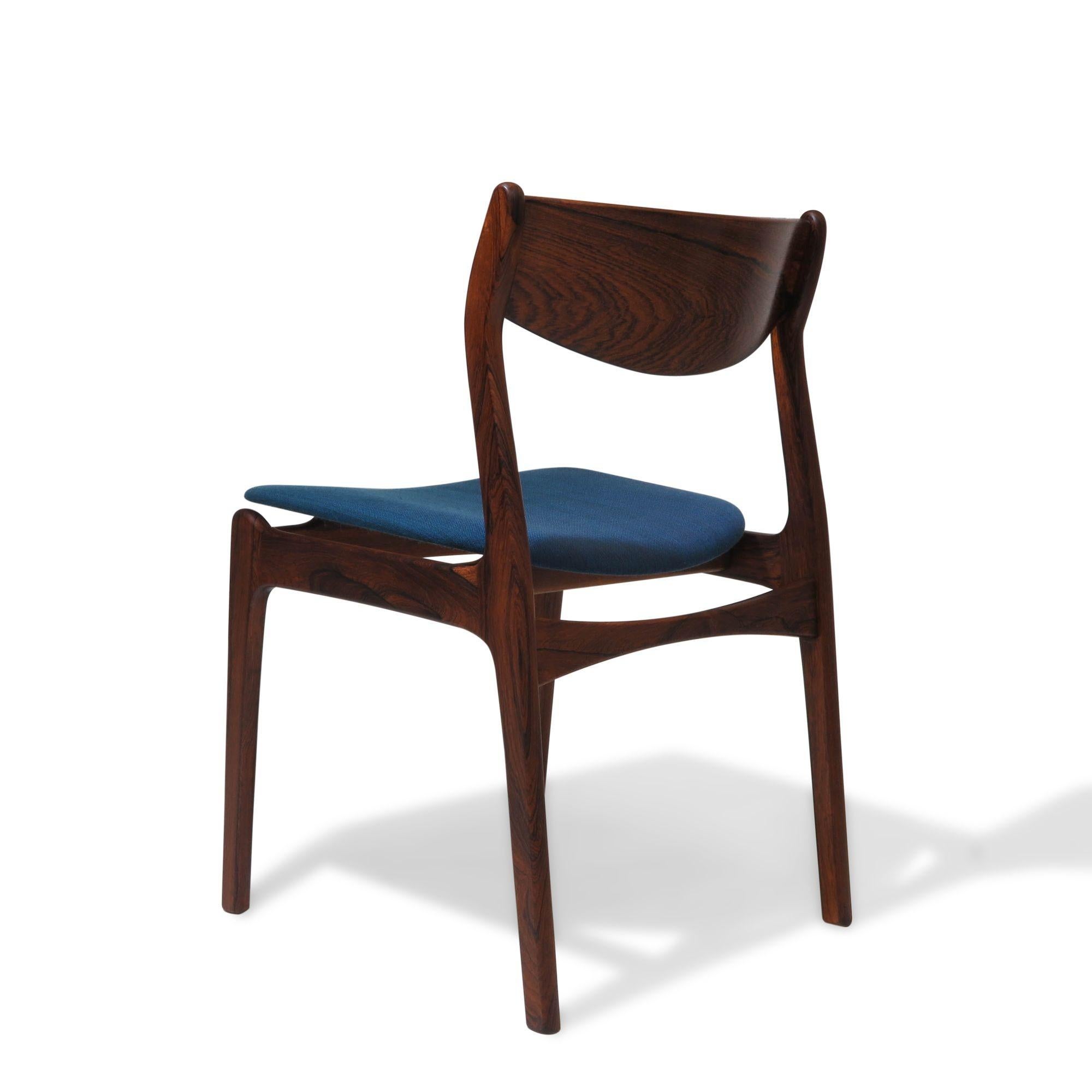 Brazilian Rosewood PE Jorgensen Danish Dining Chairs For Sale 1