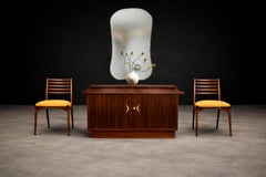 Credenza/Bar in palissandro brasiliano con vassoi estraibili di Ando - Brasile, anni '50