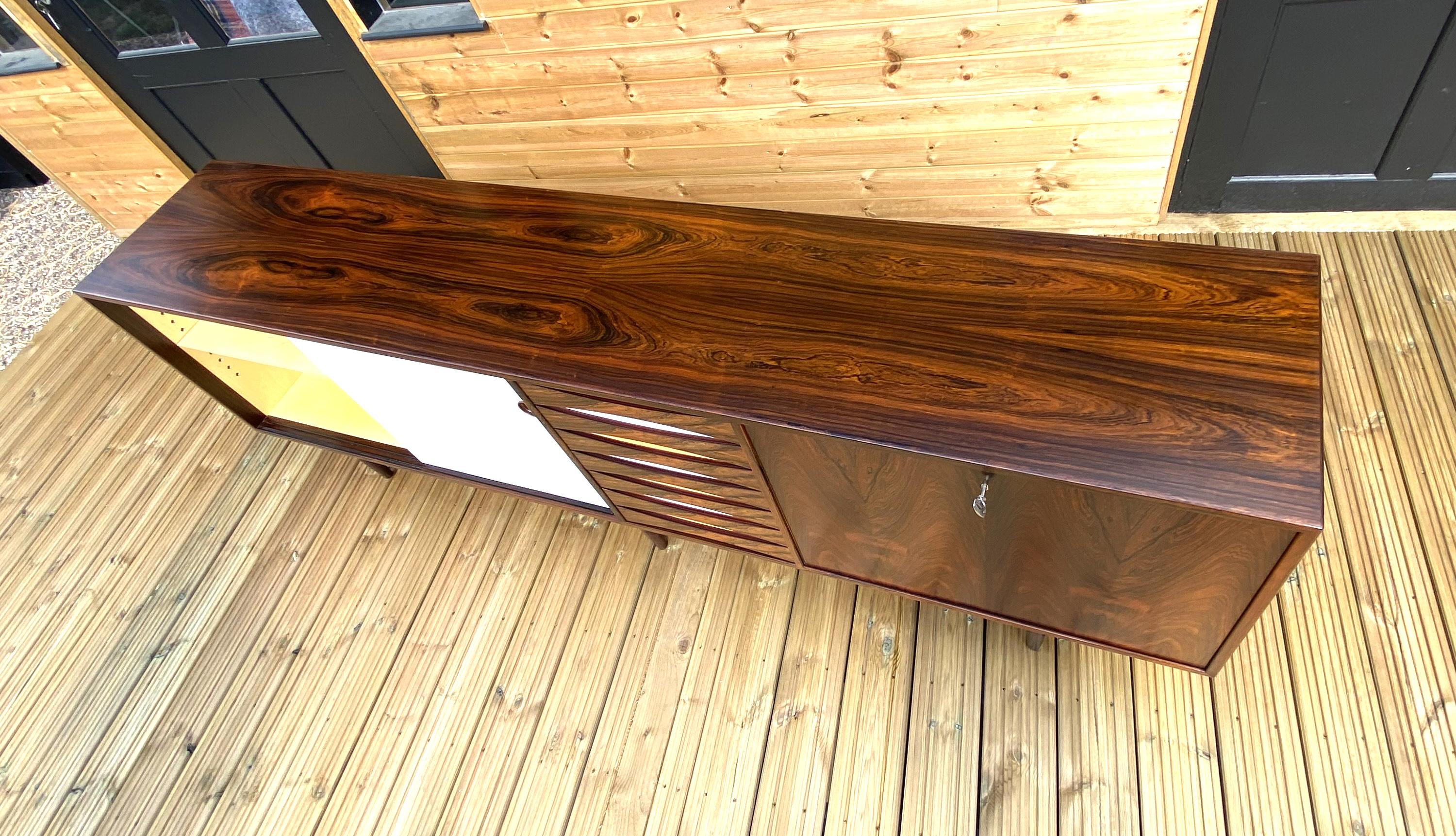 Danish Brazilian Rosewood Sideboard Model 29A by Arne Vodder for Sibast