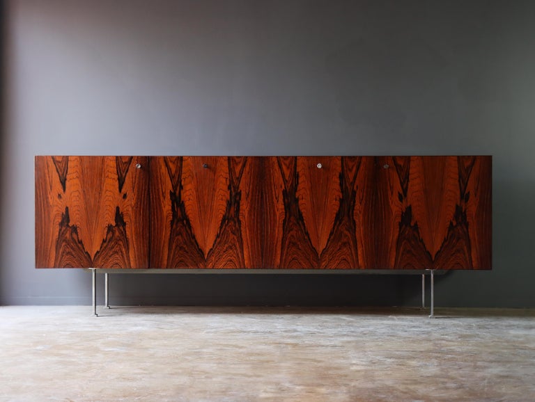 Brazilian Rosewood Sideboard, Poul Nørreklit for Georg Petersens