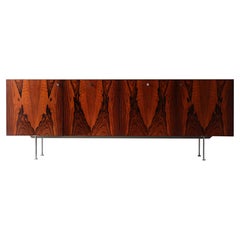 Brazilian Rosewood Sideboard, Poul Nørreklit for Georg Petersens, 1960s, Denmark