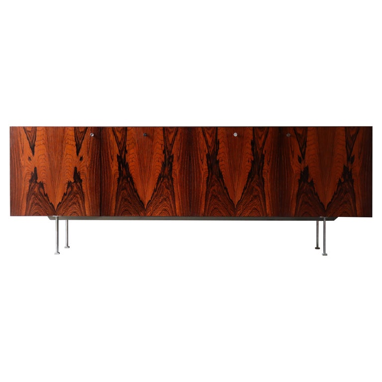 Brazilian Rosewood Sideboard, Poul Nørreklit for Georg Petersens