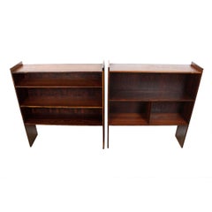 Brazilian Rosewood Slender Edged Bookcase from Royal Danish Embassy