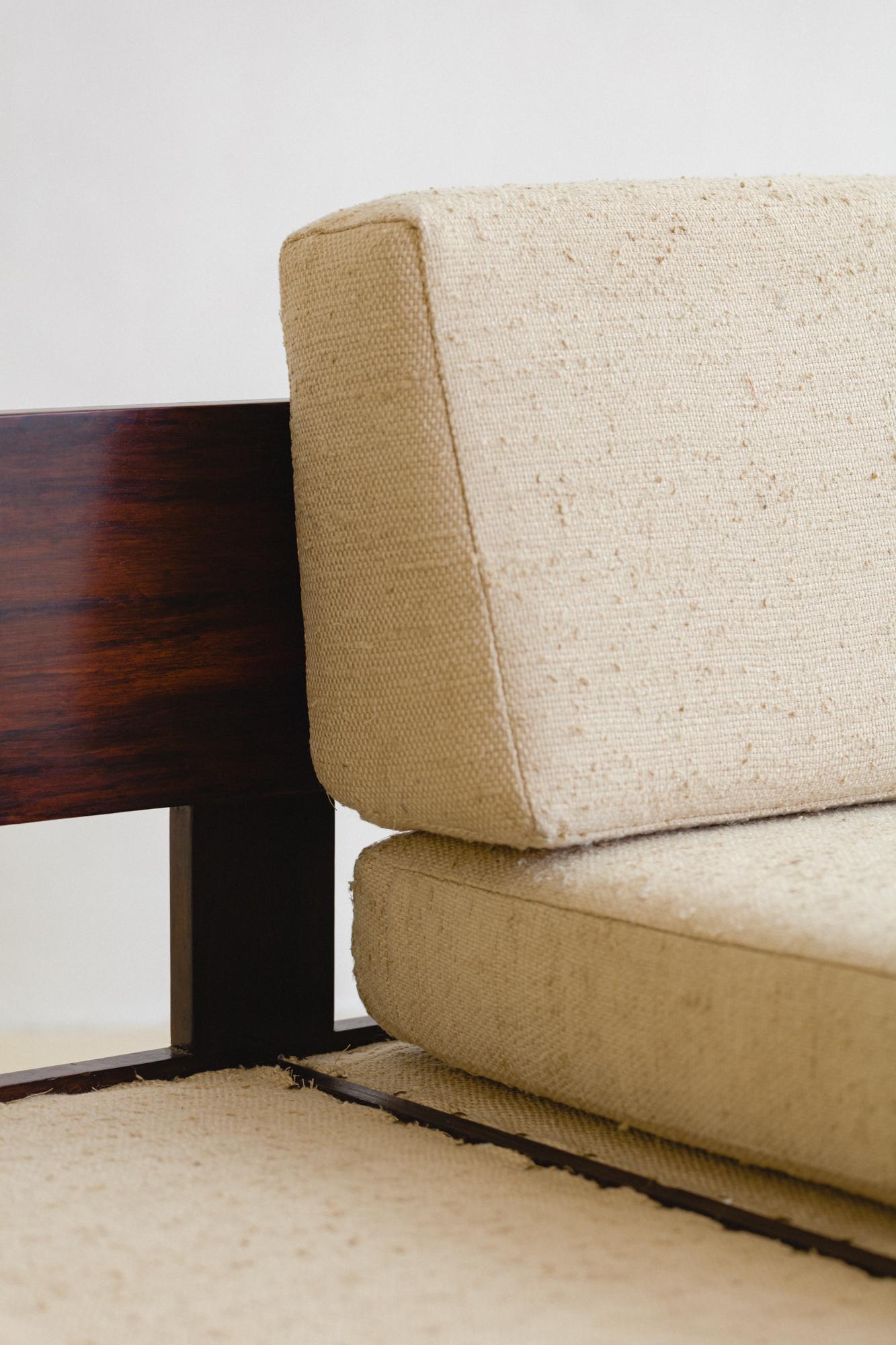 Brazilian Rosewood Sofa by Celina Decorações, Midcentury Brazilian Design, 1960s 9