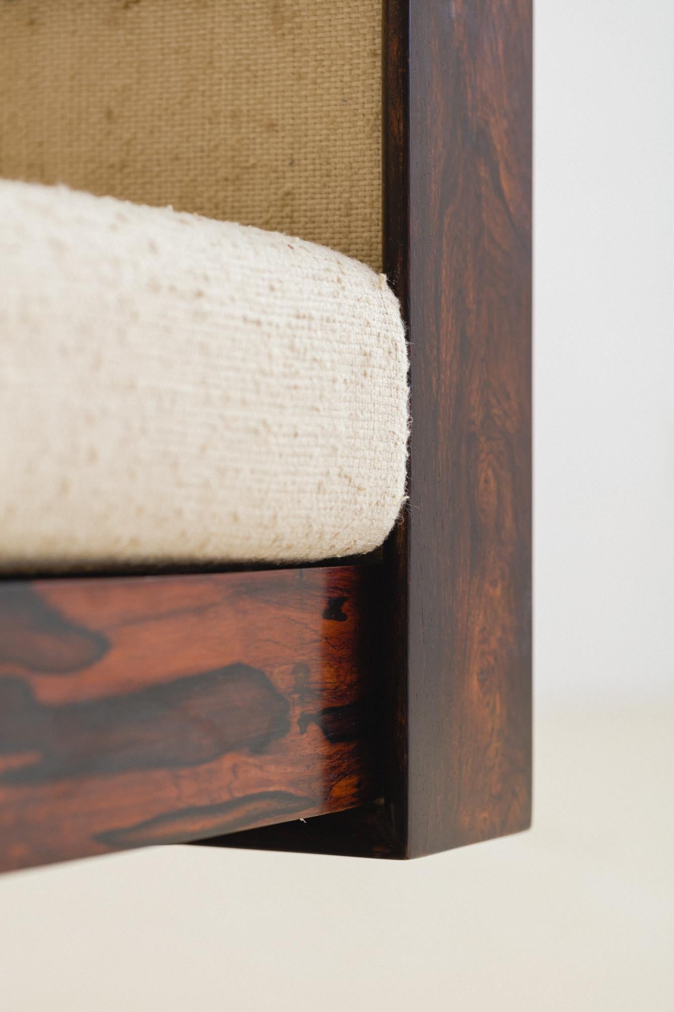 Brazilian Rosewood Sofa by Celina Decorações, Midcentury Brazilian Design, 1960s 10