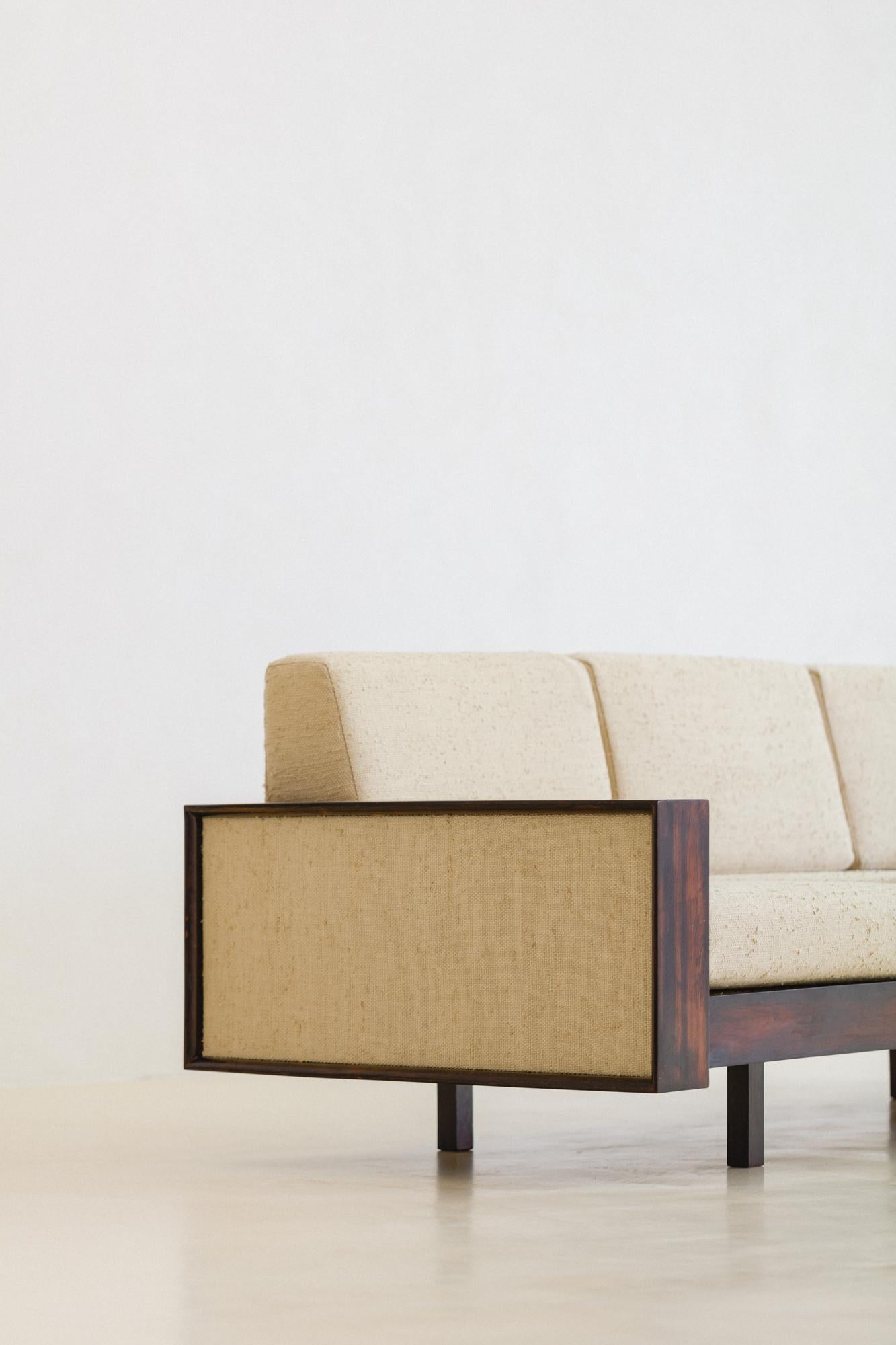 Mid-Century Modern Brazilian Rosewood Sofa by Celina Decorações, Midcentury Brazilian Design, 1960s