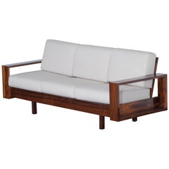 Brasilianisches Sofa aus Rosenholz von Celina Decoraes, brasilianisches Design aus der Mitte des Jahrhunderts, 1960er Jahre
