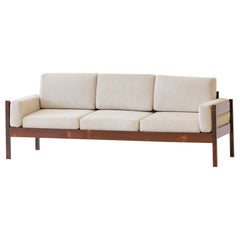 Divano in palissandro brasiliano di Celina Decorações, design brasiliano del Medioevo, anni '60