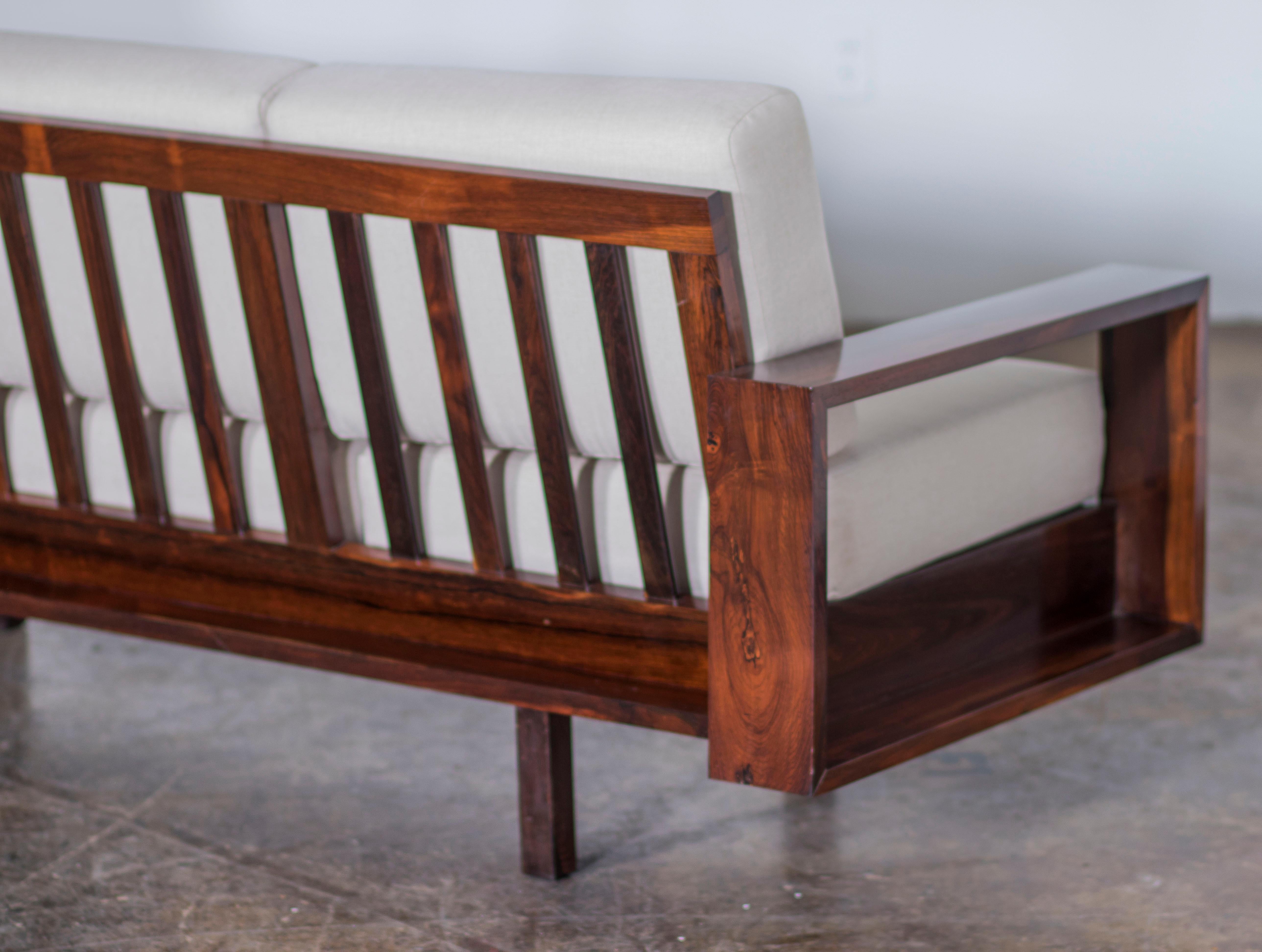 Mid-Century Modern Brazilian Rosewood Sofa by Celina Decorações, Midcentury Brazilian Design, 1960s