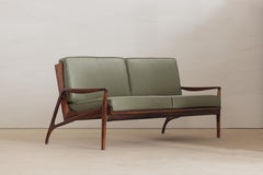 Brazilian Rosewood Sofa by Liceu De Artes e Officios, Midcentury