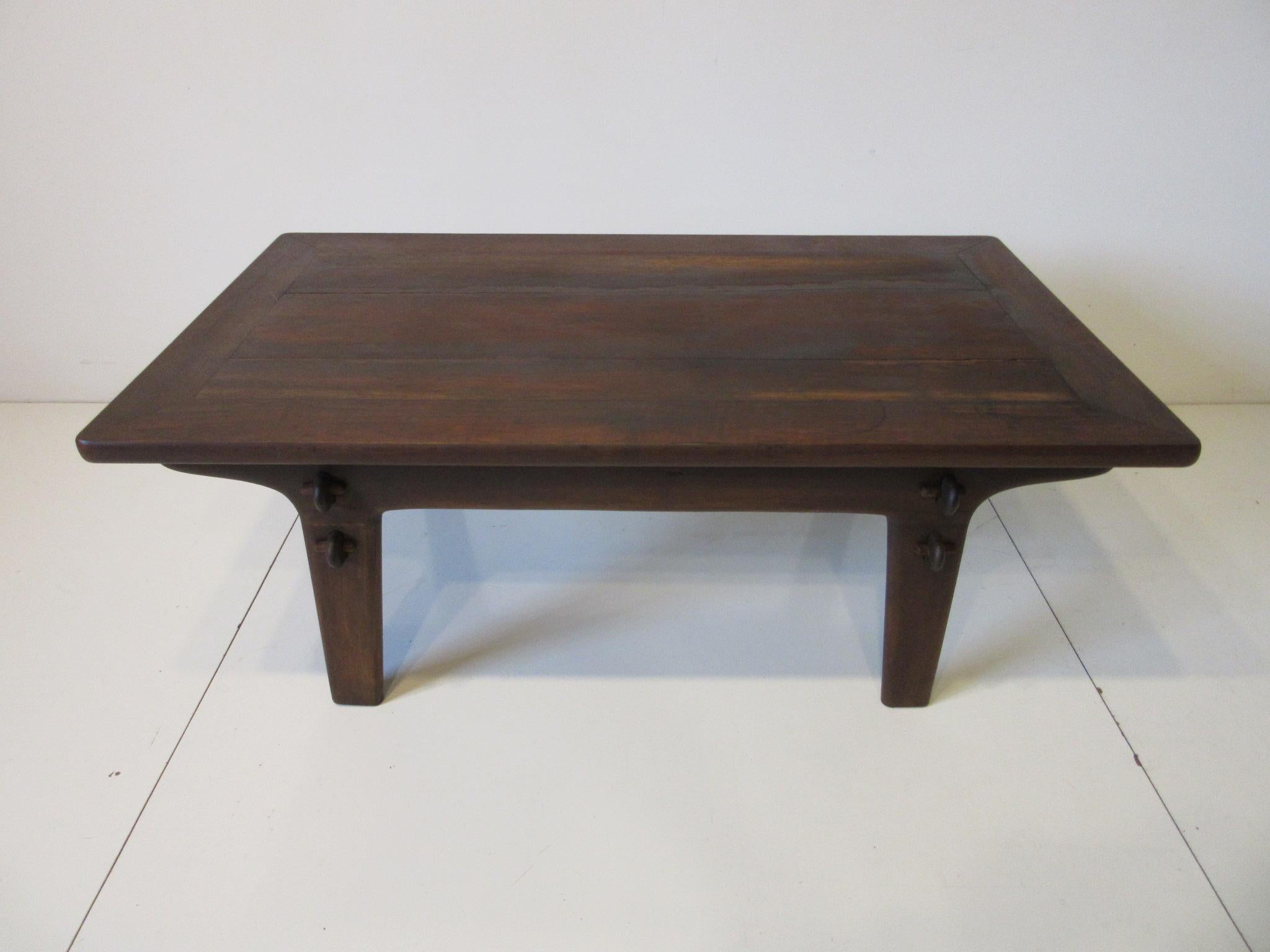 Brazilian Coffee Table Rosewood Studio Crafted by Angel Pazmino 2