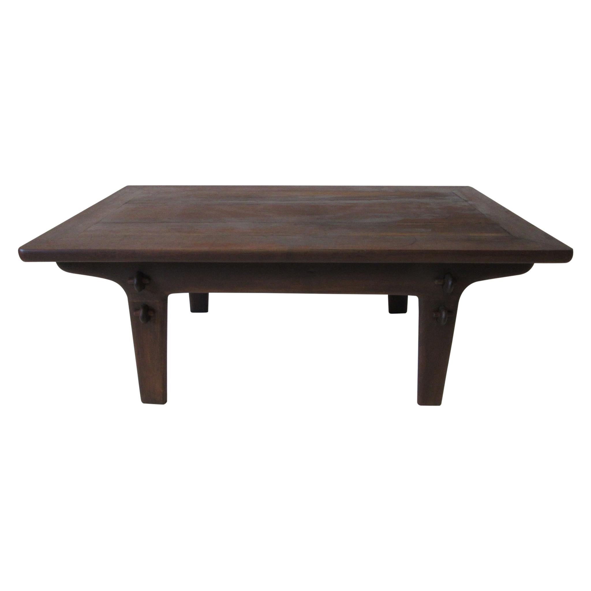 Brazilian Coffee Table Rosewood Studio Crafted by Angel Pazmino