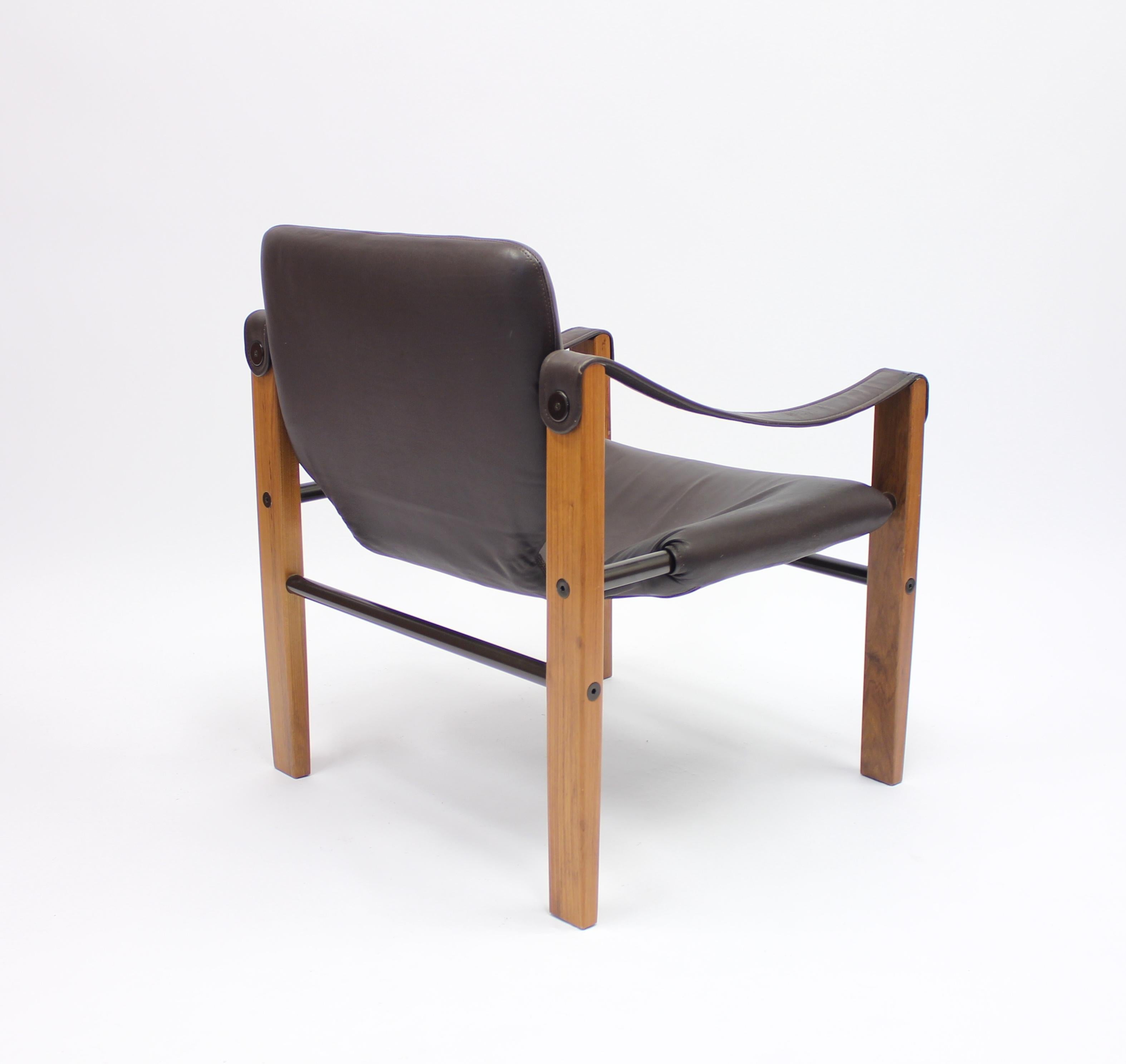 Mid-Century Modern Brazilian Safari Chair, Model Chelsea by Maurice Burke for Pozza, 1960s