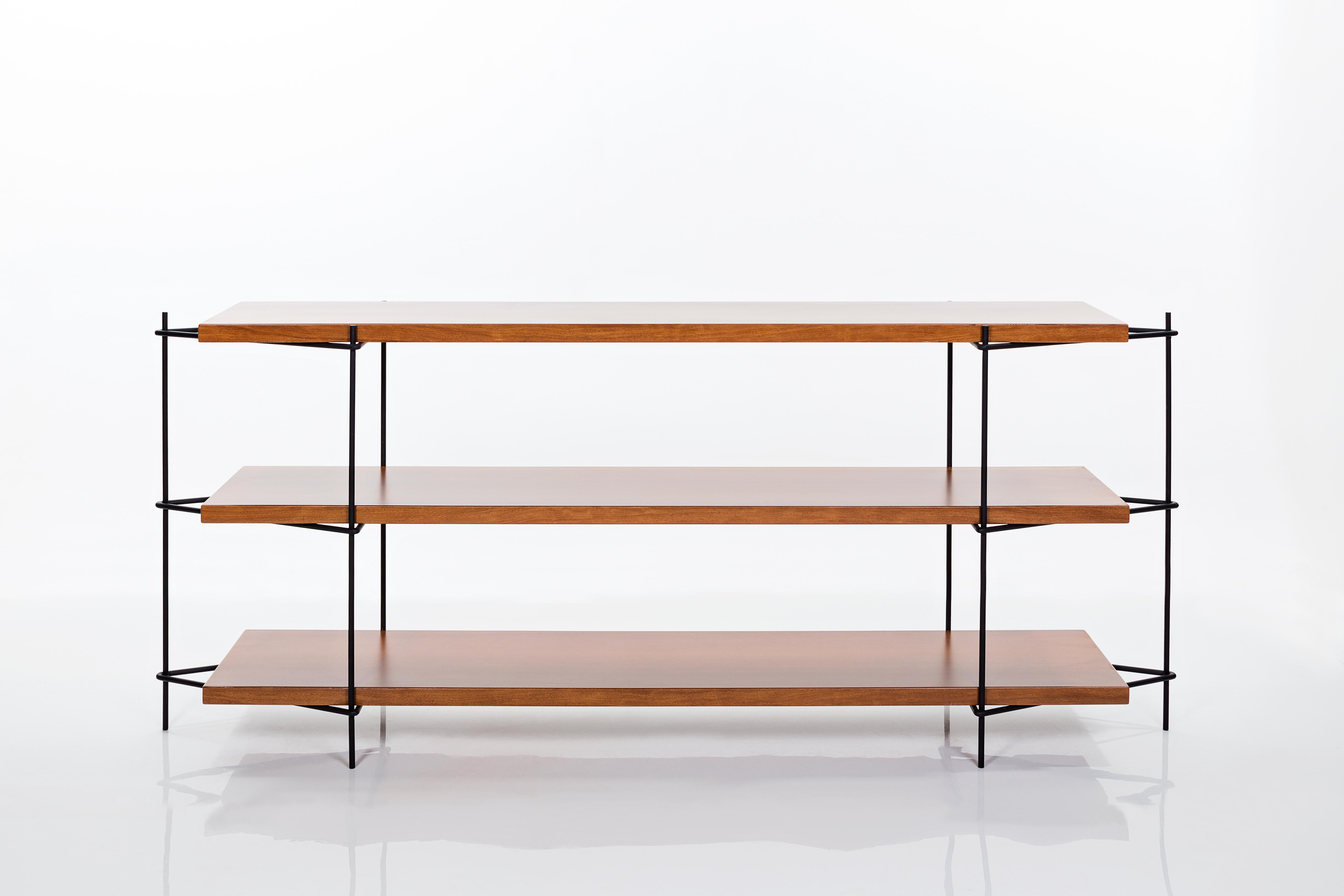 Contemporary Minimalist Brazilian Shelf System  'Carlos' by Samuel Lamas For Sale