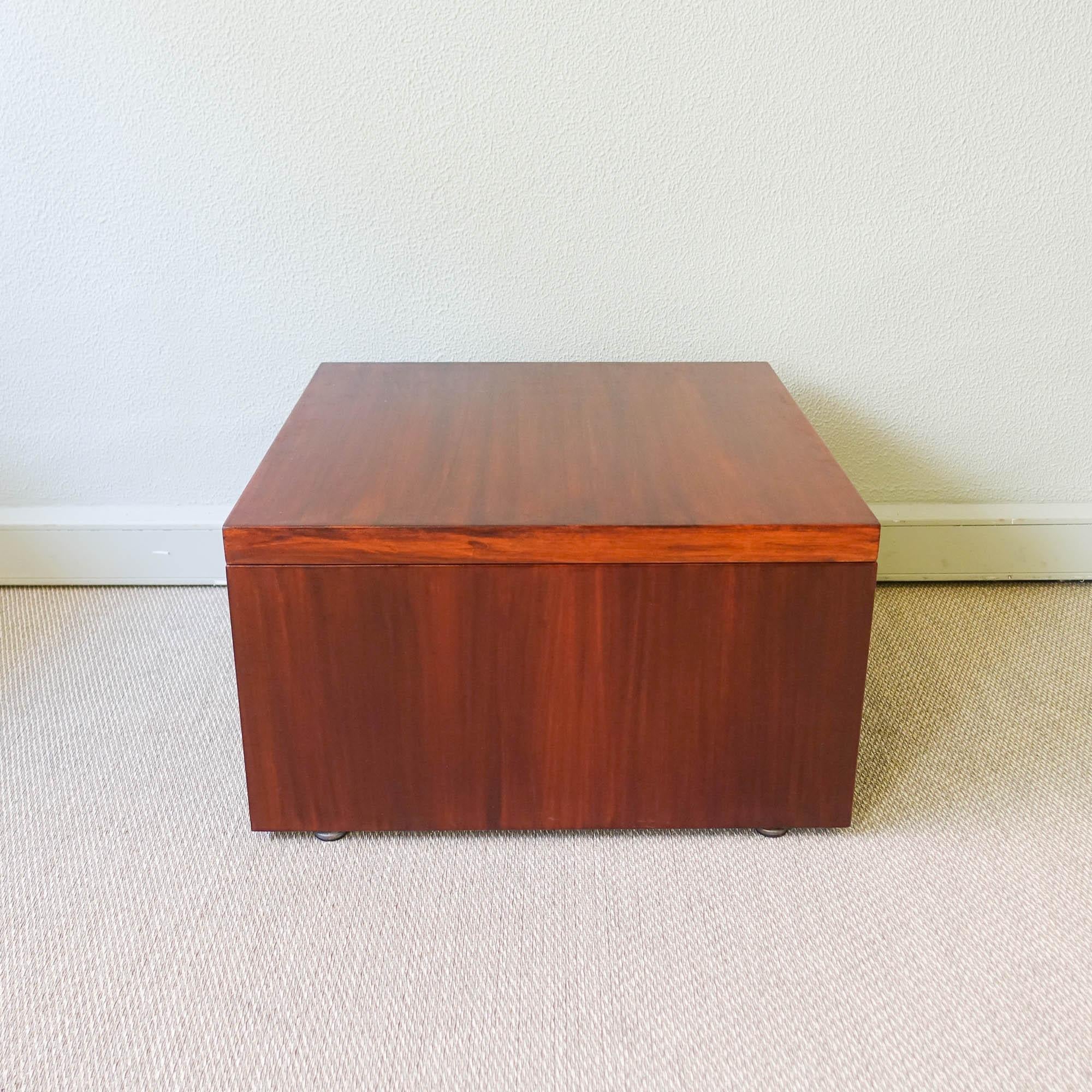 Mid-Century Modern Brazilian Side Table by Sergio Rodrigues for OCA, 1970's For Sale