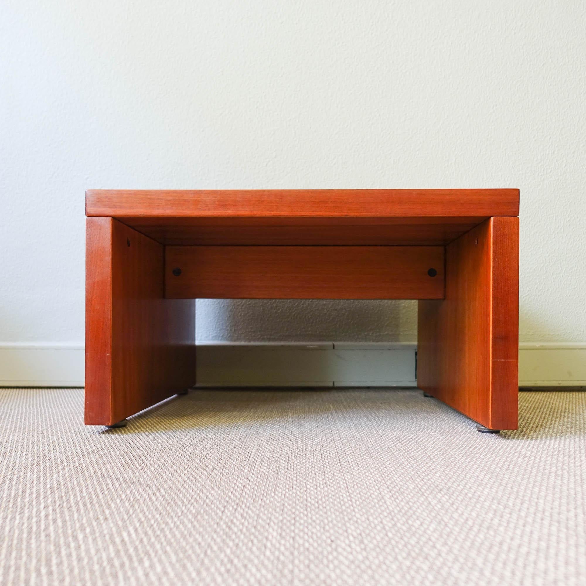 Wood Brazilian Side Table by Sergio Rodrigues for OCA, 1970's For Sale