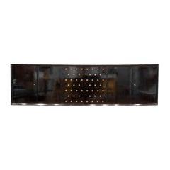 Brazilian Sideboard Black Lacquered, 1950s
