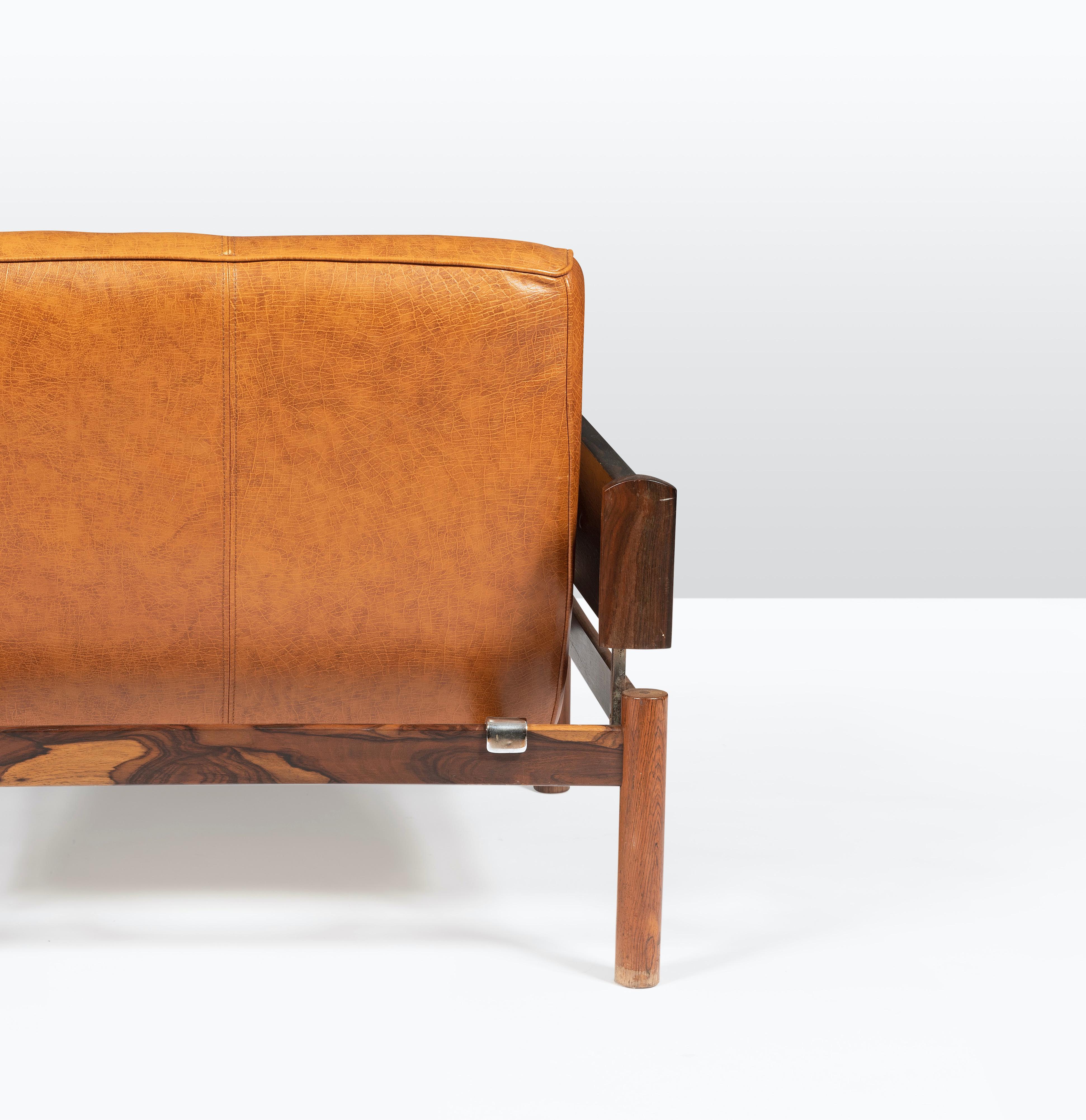 Brasilianisches modernes Sofa, Percival Lafer, 1960er Jahre im Zustand „Gut“ im Angebot in Uccle, BE