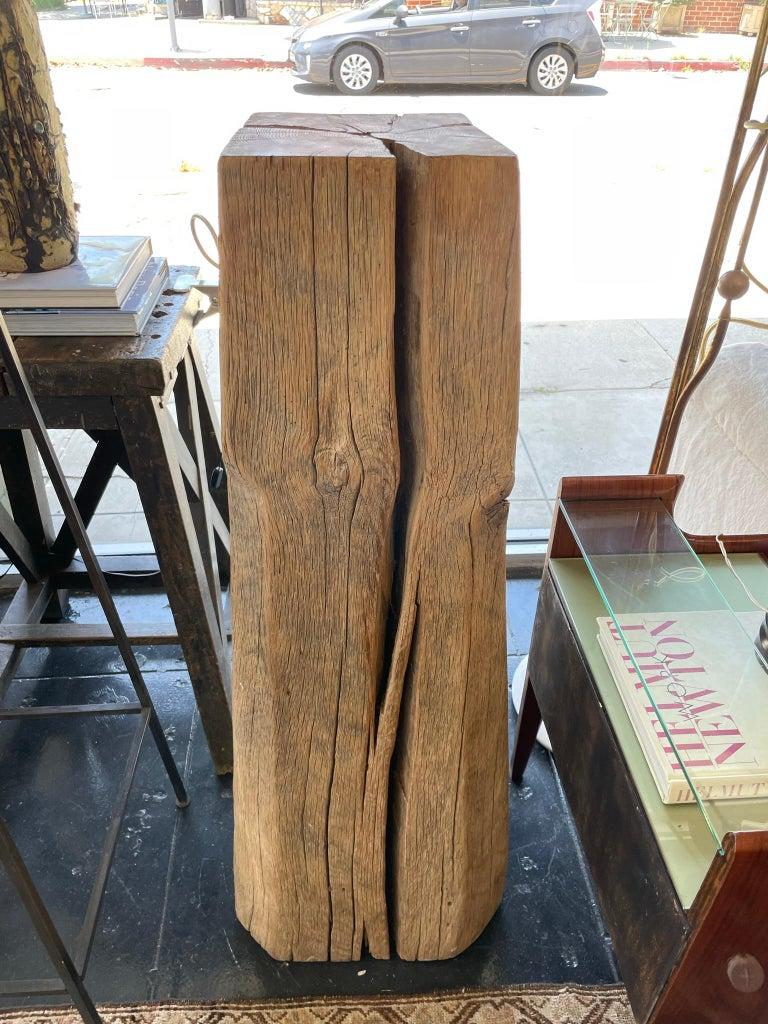 Mid-Century Modern Brazilian Solid Wood Pedestal/Sculpture