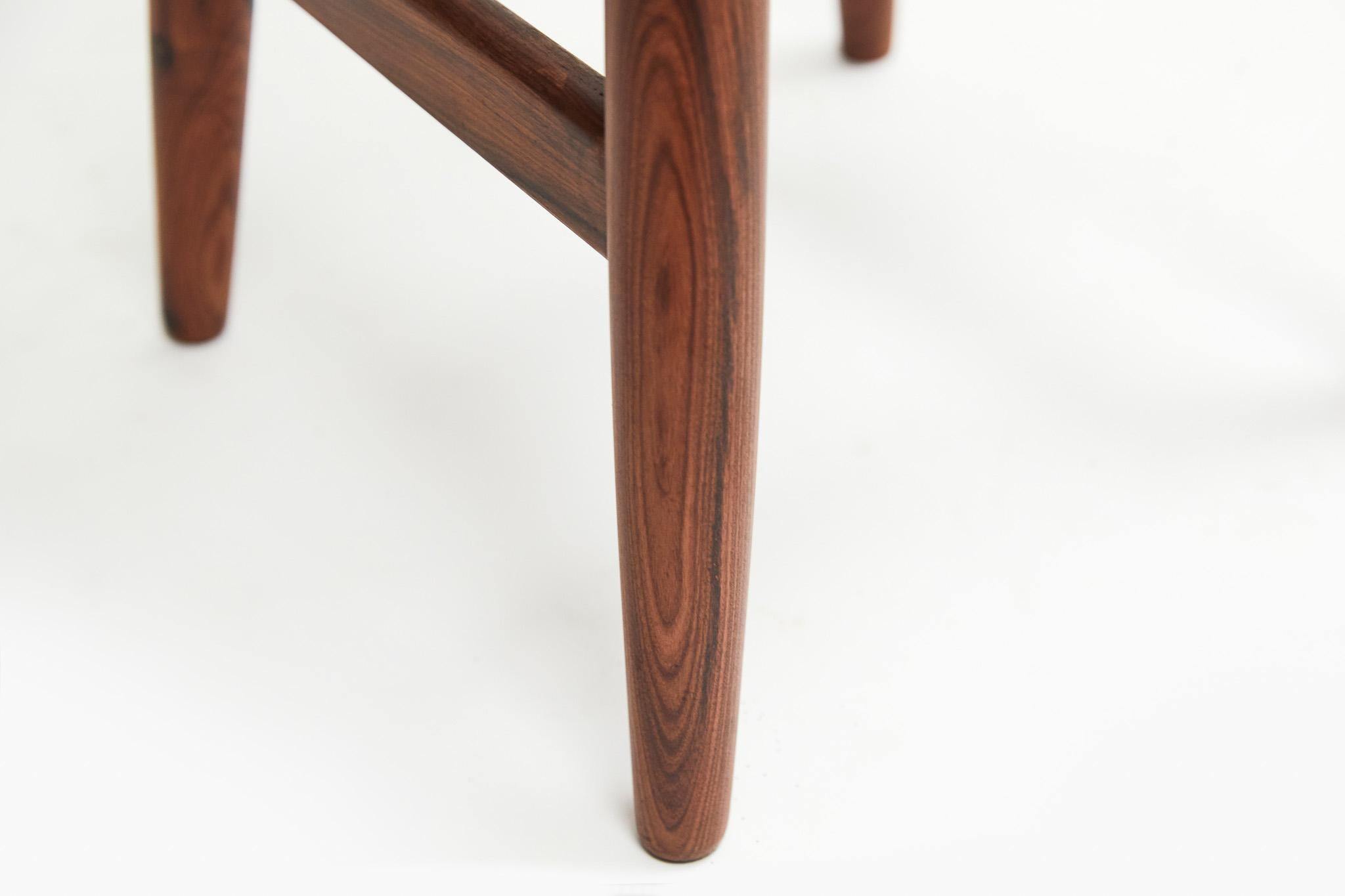 Brazilian Stool Nina in Lyptus Wood by Sergio Rodrigues, c. 2000, Brazil In Good Condition For Sale In New York, NY