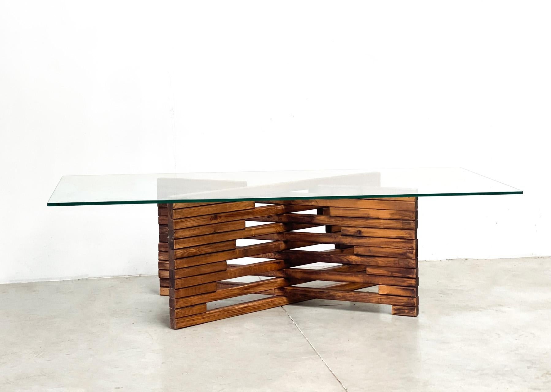 Mid-20th Century Brazilian style coffee table For Sale