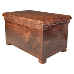 Caja de sobremesa brasileña de palisandro