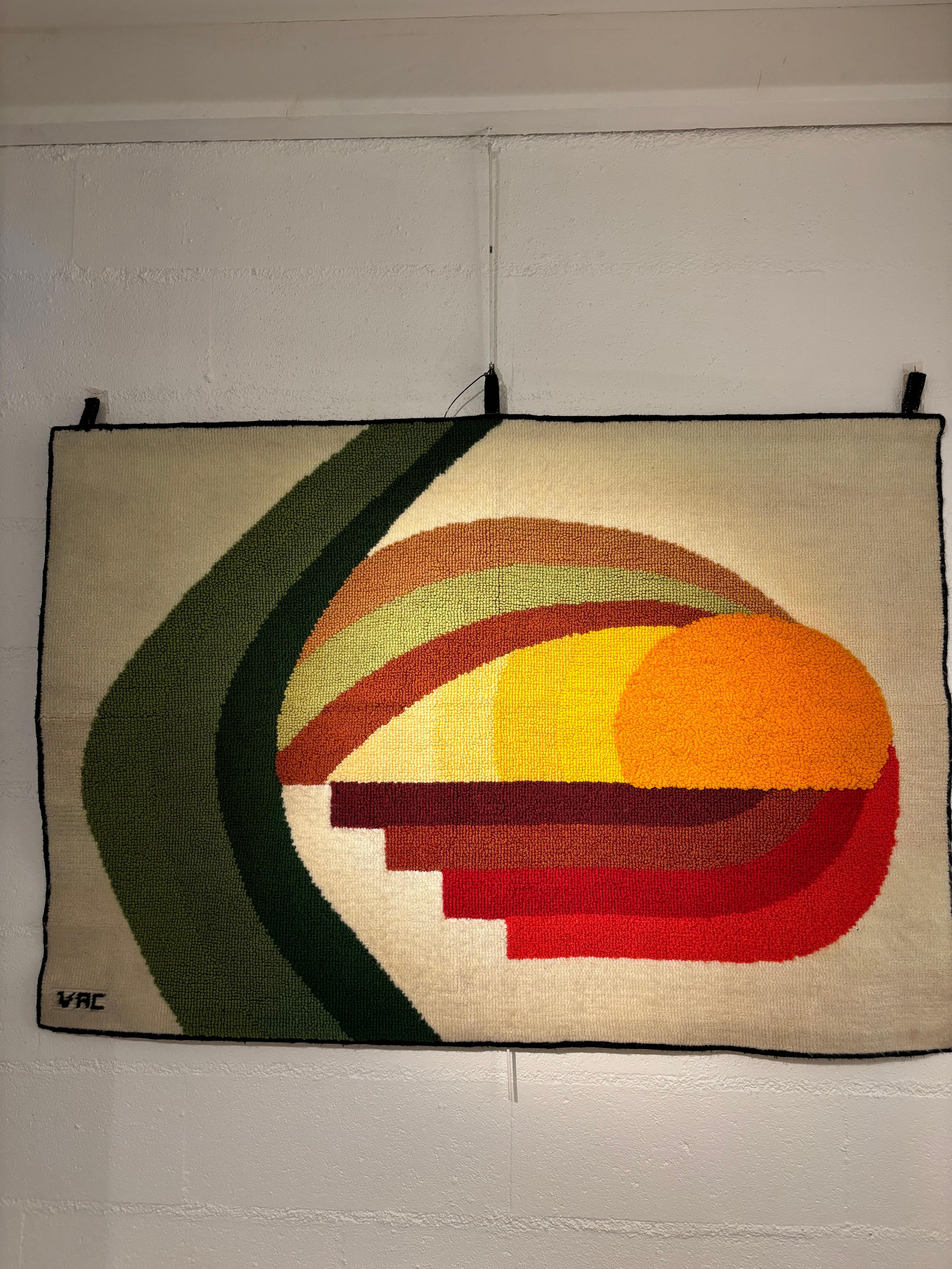 Jolie tapisserie par VAC : Valdivino Alves da Conceição. 