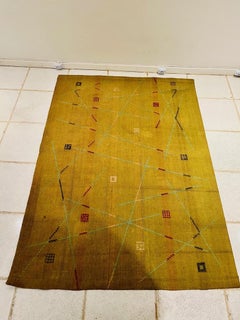 Brazilian tapestry signed Bandeirantes 1950