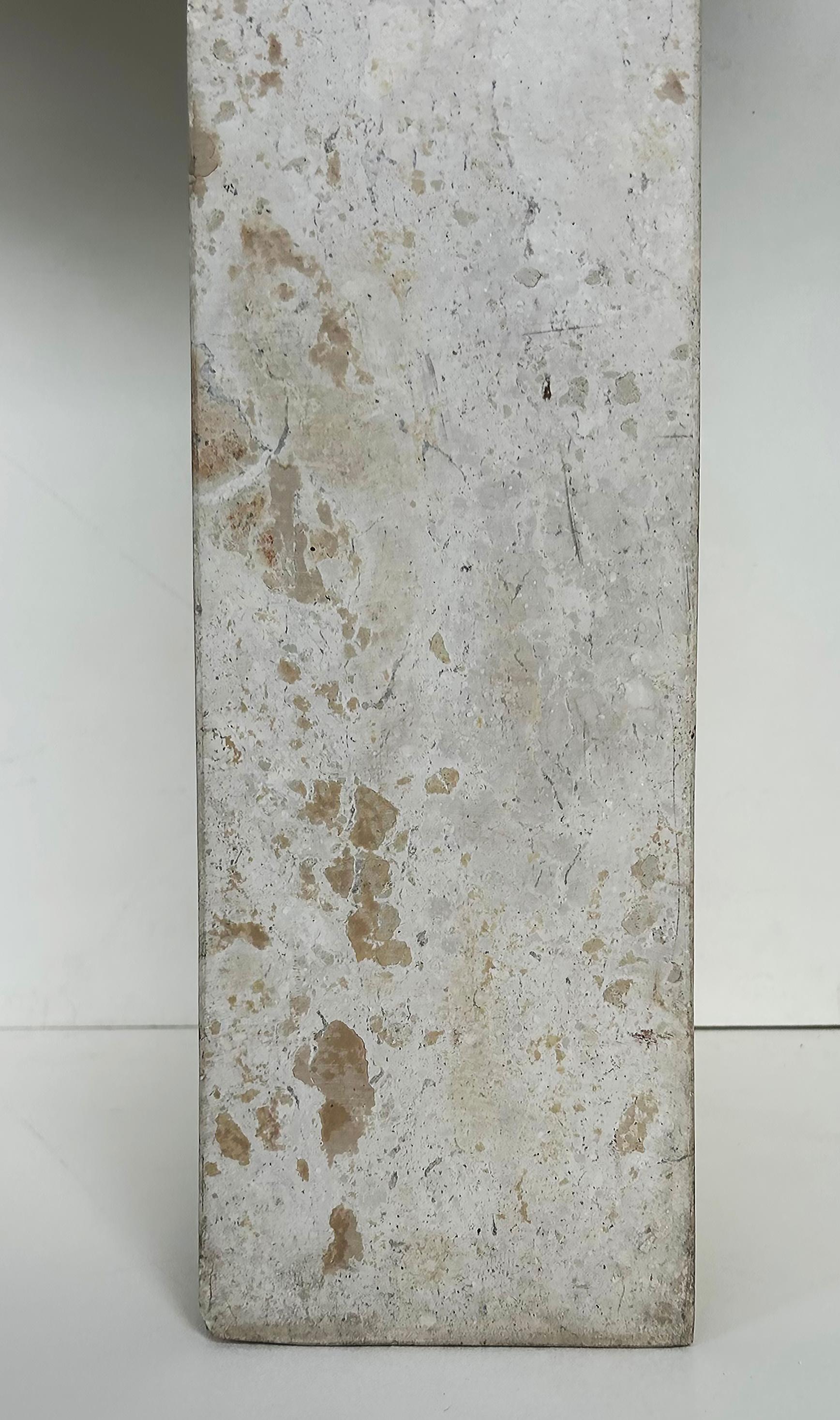Brazilian Travertine Console Table by Architect and Designer Jorge Elias For Sale 5