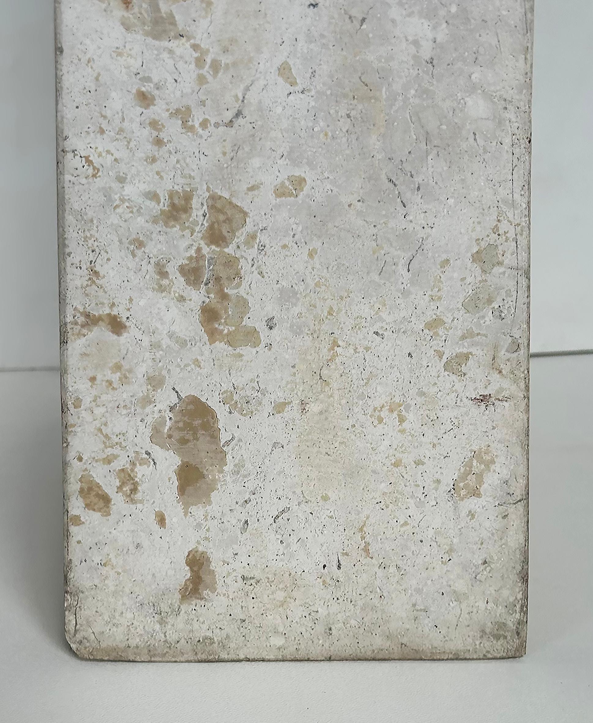 Brazilian Travertine Console Table by Architect and Designer Jorge Elias For Sale 6