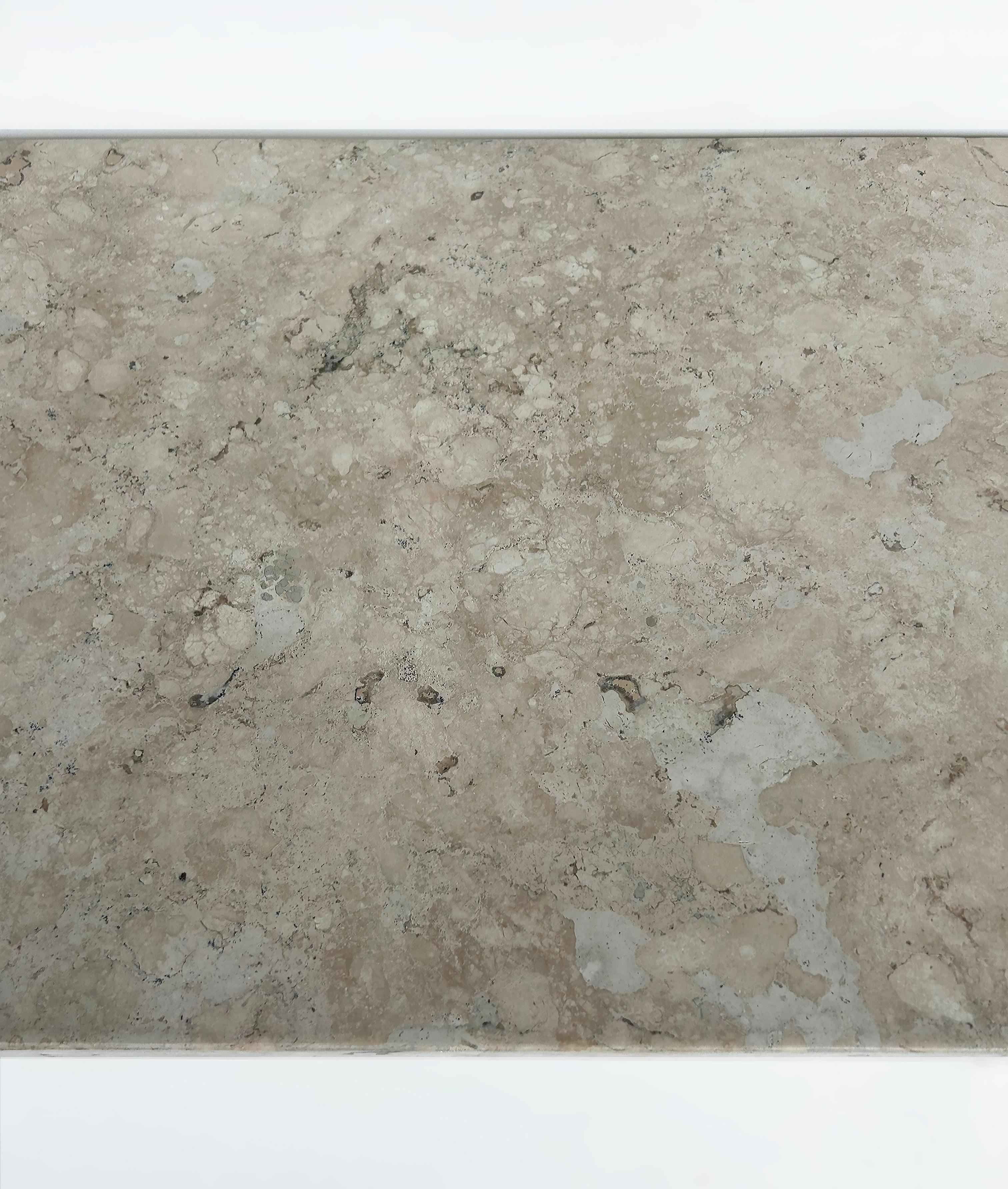 Brazilian Travertine Console Table by Architect and Designer Jorge Elias For Sale 8