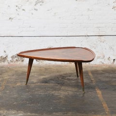 Brazilian Triangular Coffee Table in the Manner of Giuseppe Scapinelli