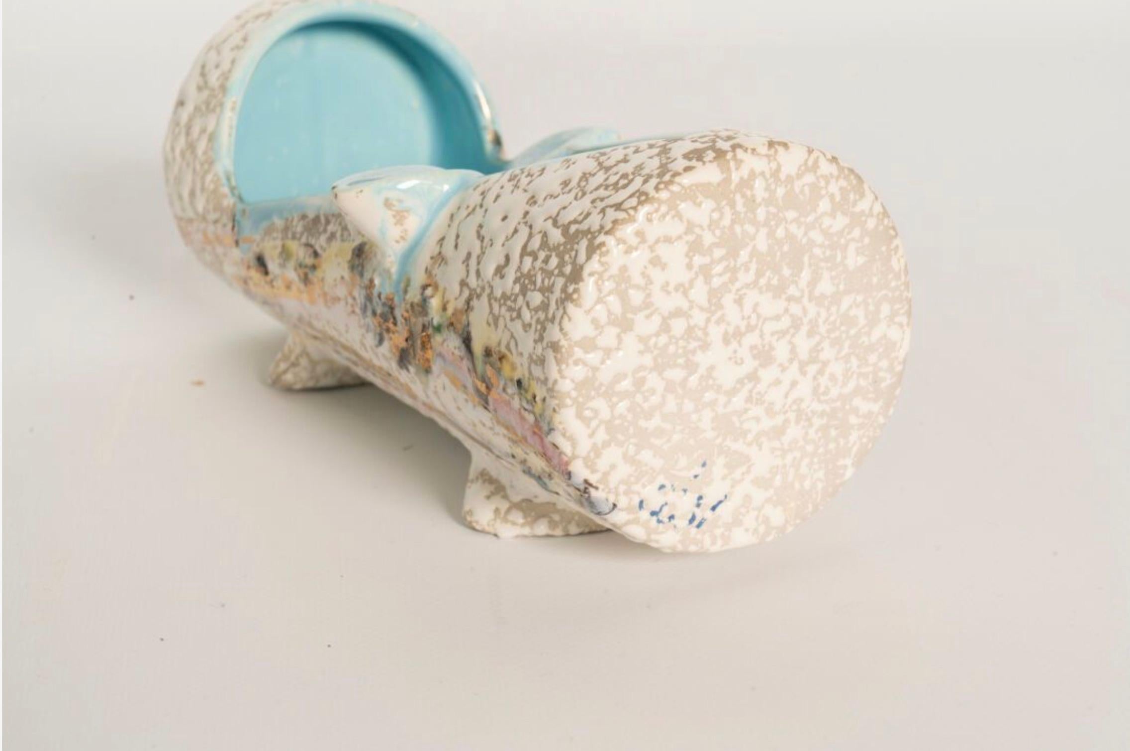 Ceramica brasiliana Tupy. Posacenere in ceramica, Brasile, 1950 ca. in vendita 1