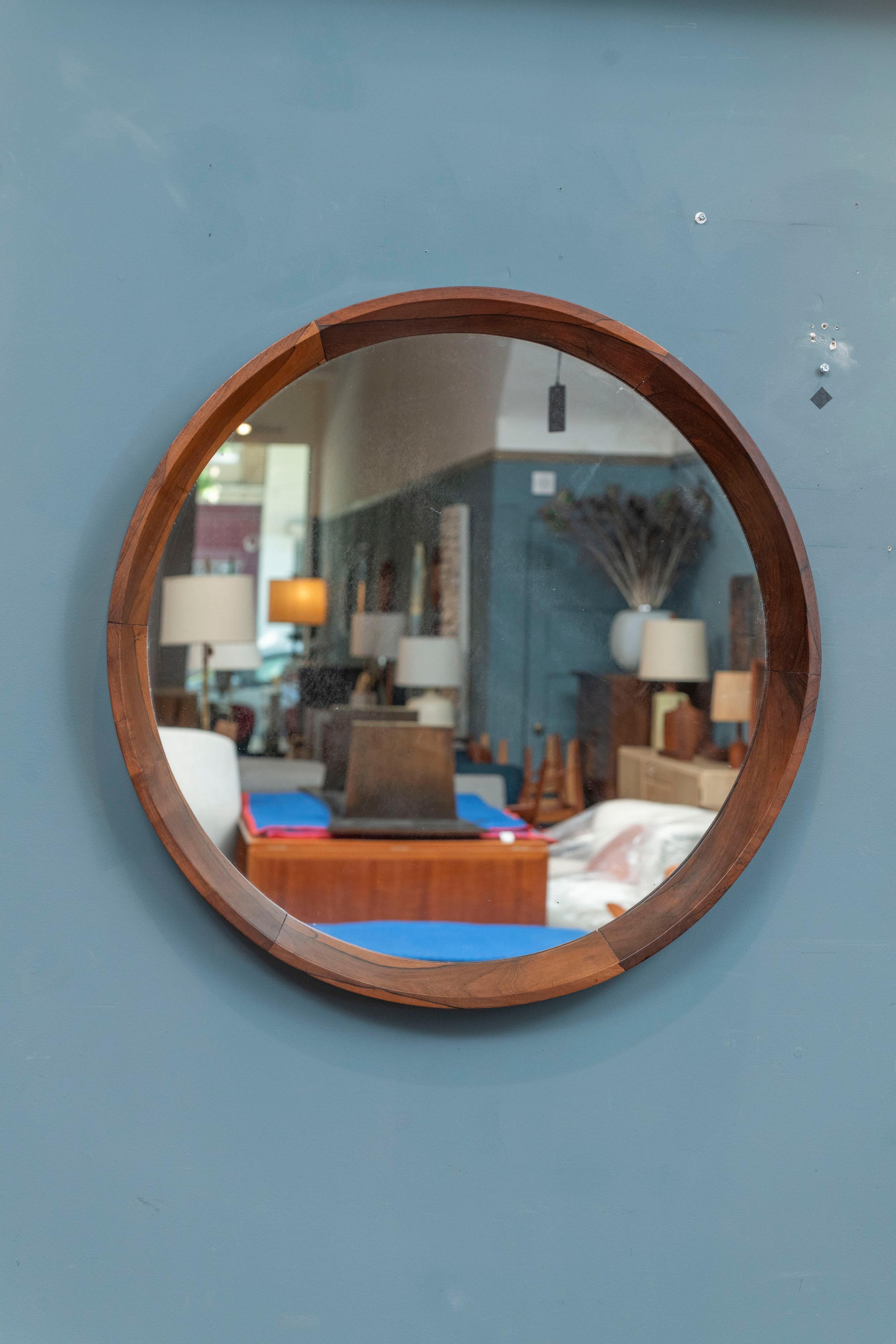 Mid-Century Modern Brazilian Wall Mirror by Sergio Rodrigues For Sale
