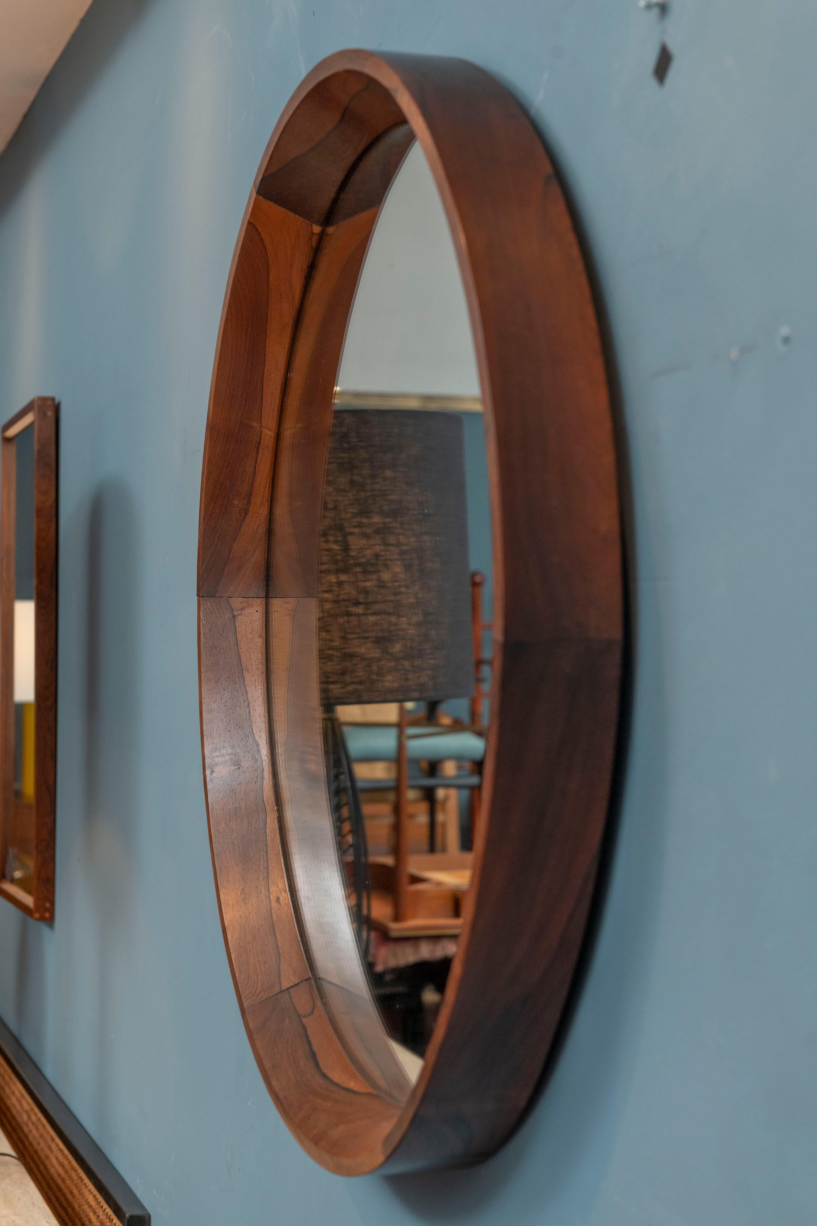 Miroir mural brésilien de Sergio Rodrigues en vente 2