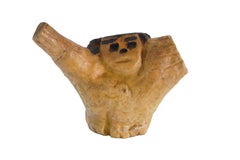 Brazilian Wax and Wood Sculpture Bugre