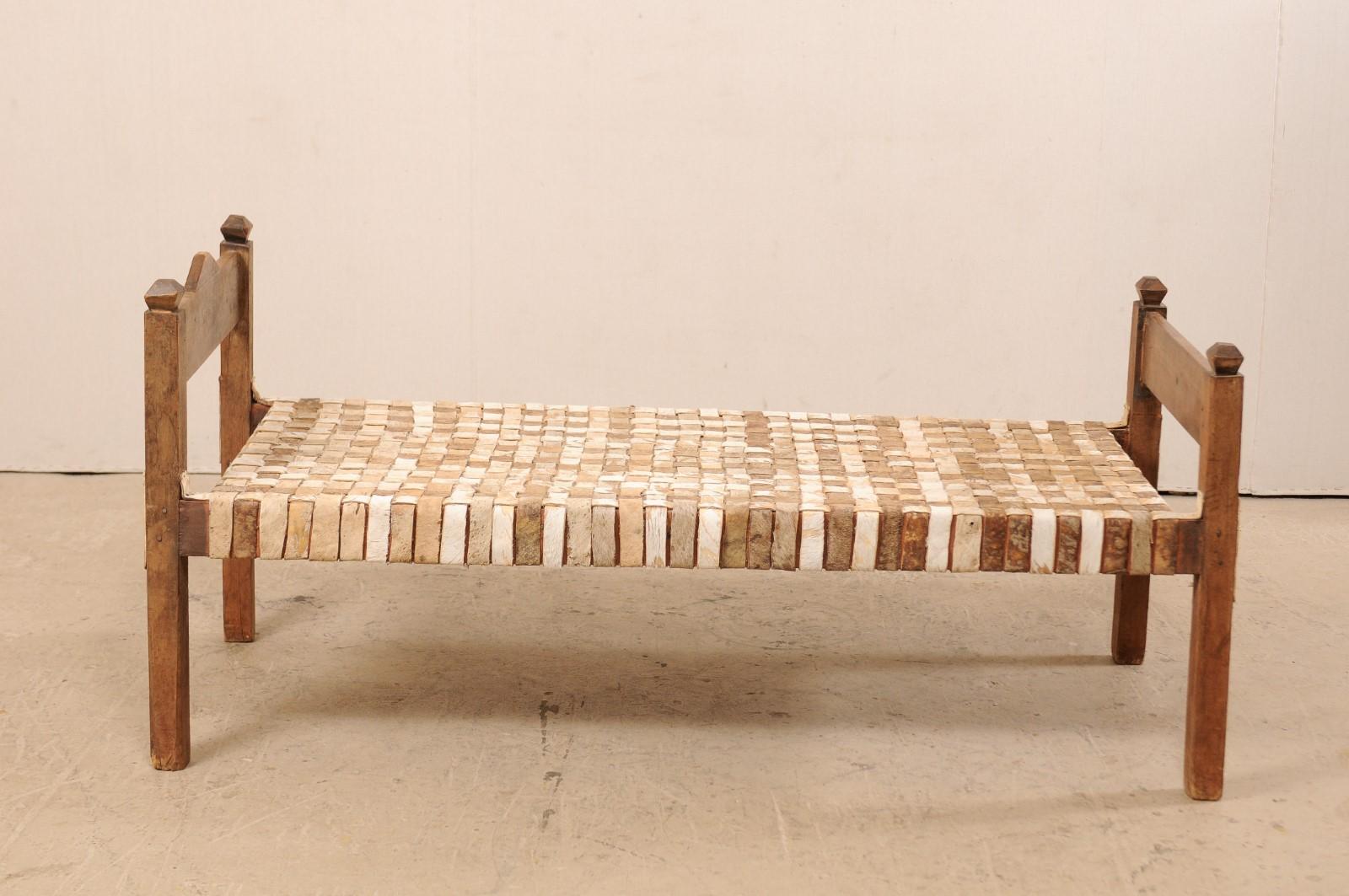 wooden daybed bench