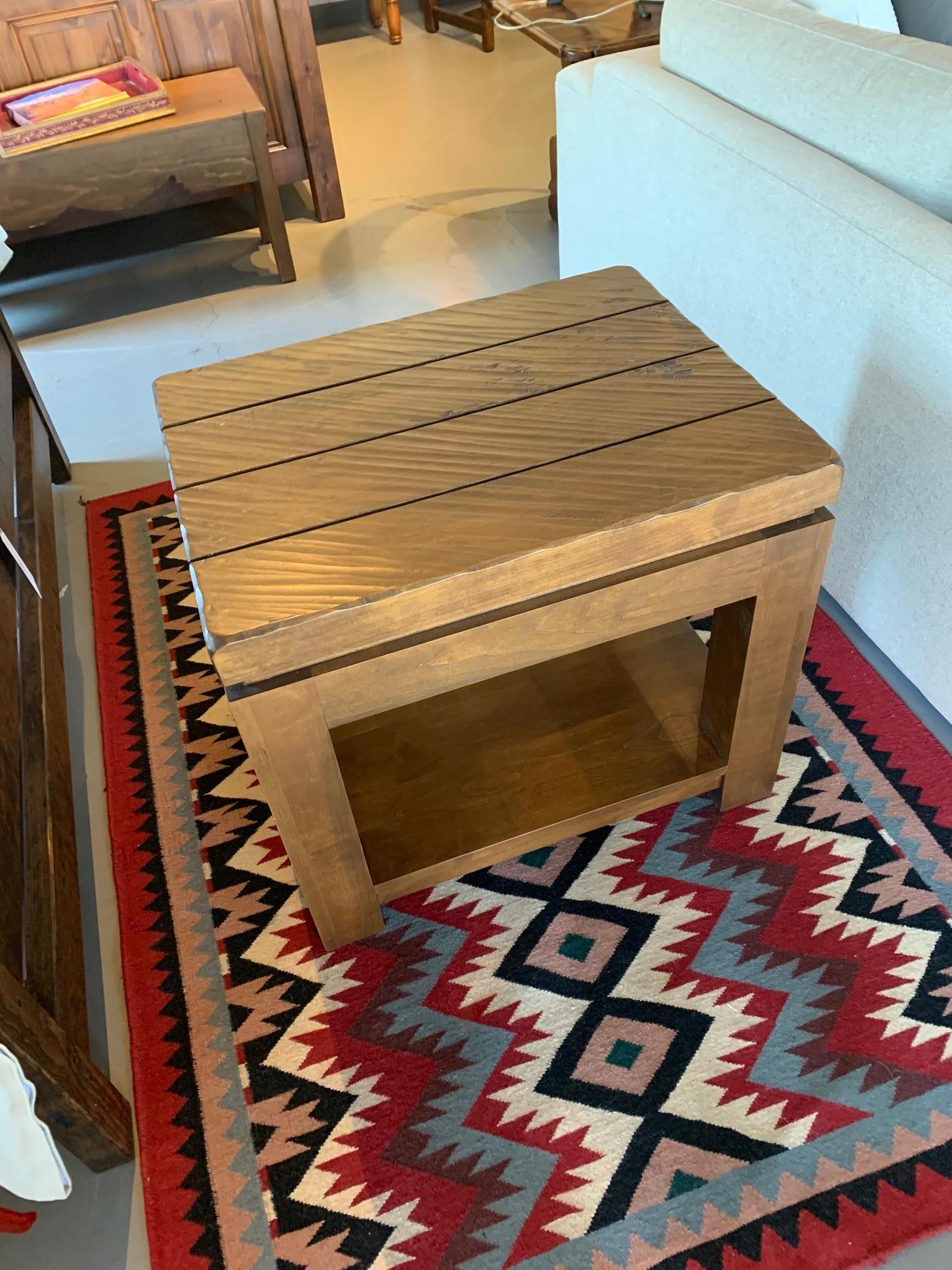 Contemporary Brazos End Table For Sale