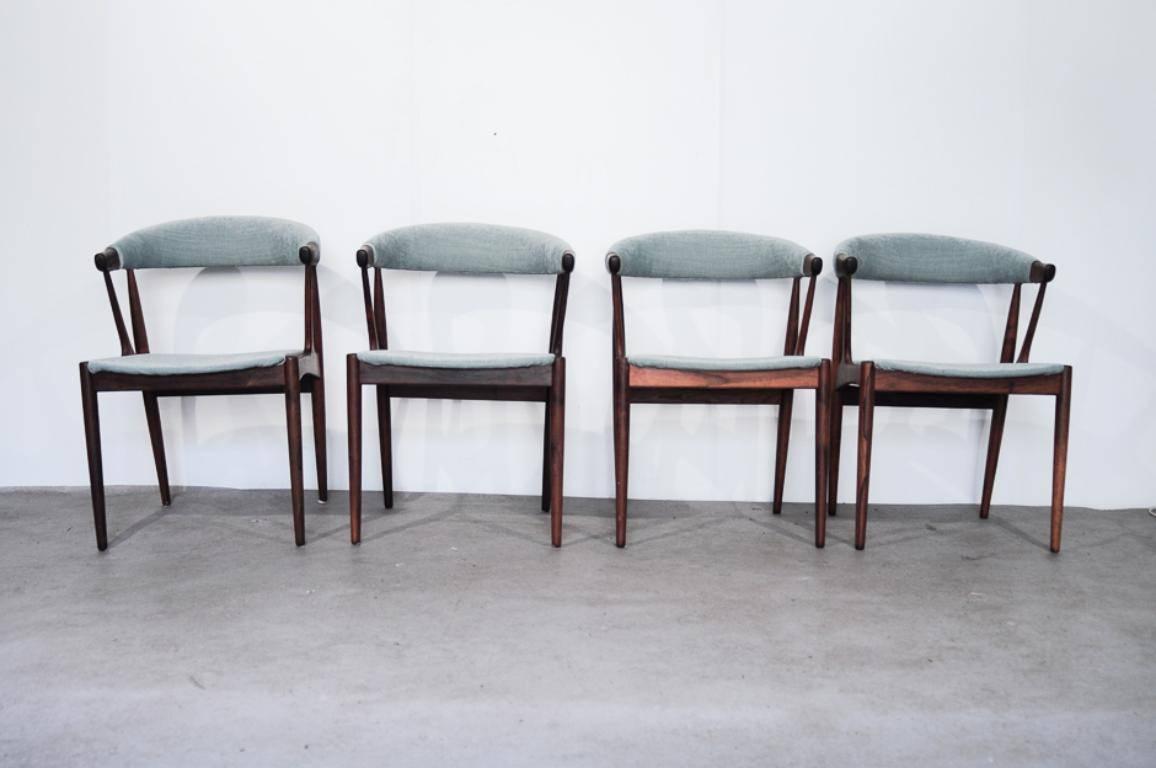 Danish Brdr. Johannes Andersen for Andersens Møbelfabrik Model Ba 113 Dining Chairs, De For Sale