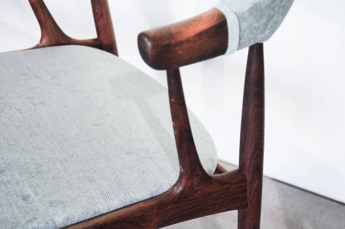 Brdr. Johannes Andersen for Andersens Møbelfabrik Model Ba 113 Dining Chairs, De For Sale 1