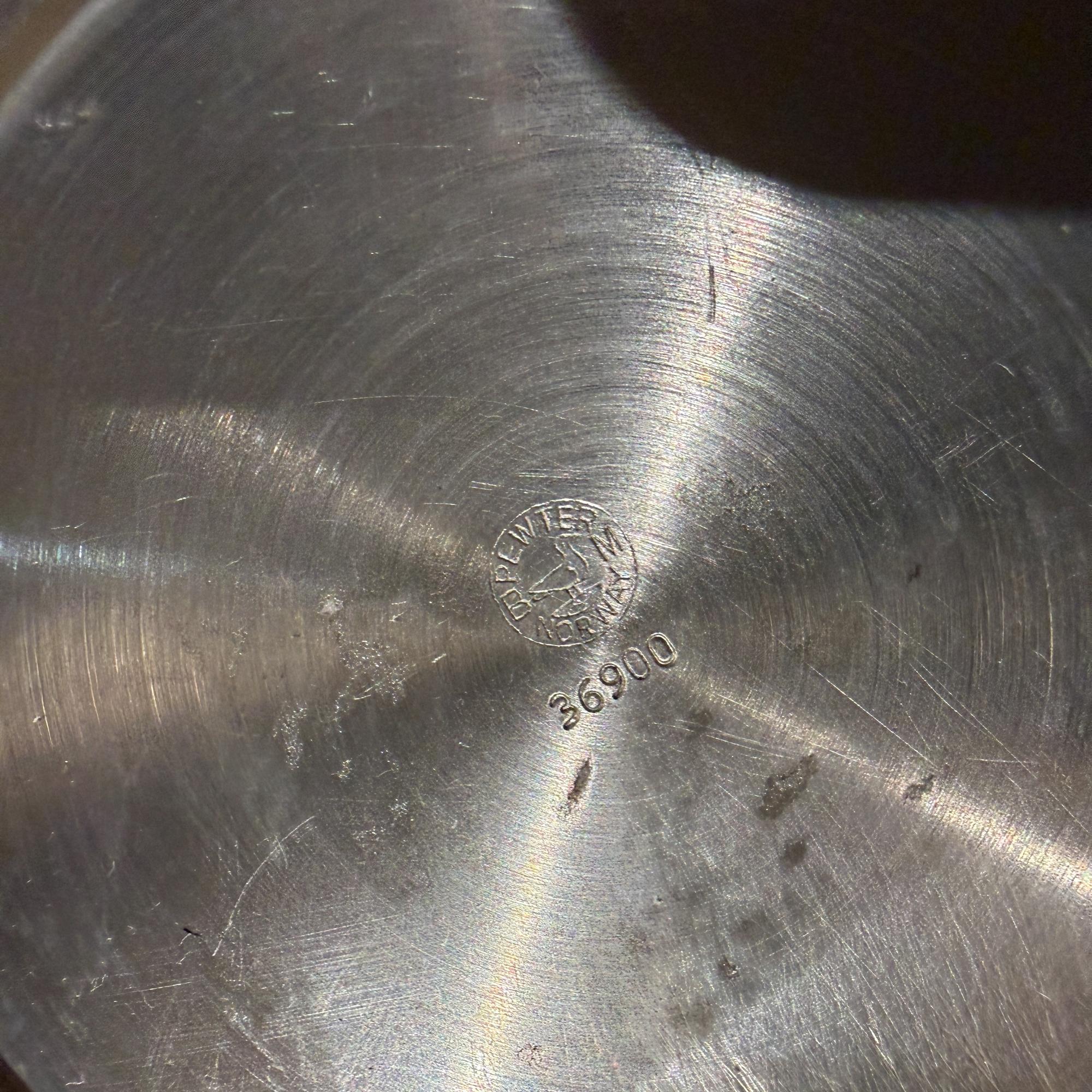 Brødrene Mylius Norwegen Zinn Tee Kaffeekannen Scandinavian Modern im Angebot 5