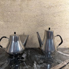 Brødrene Mylius Norway Pewter Tea Coffee Pots Scandinavian Modern