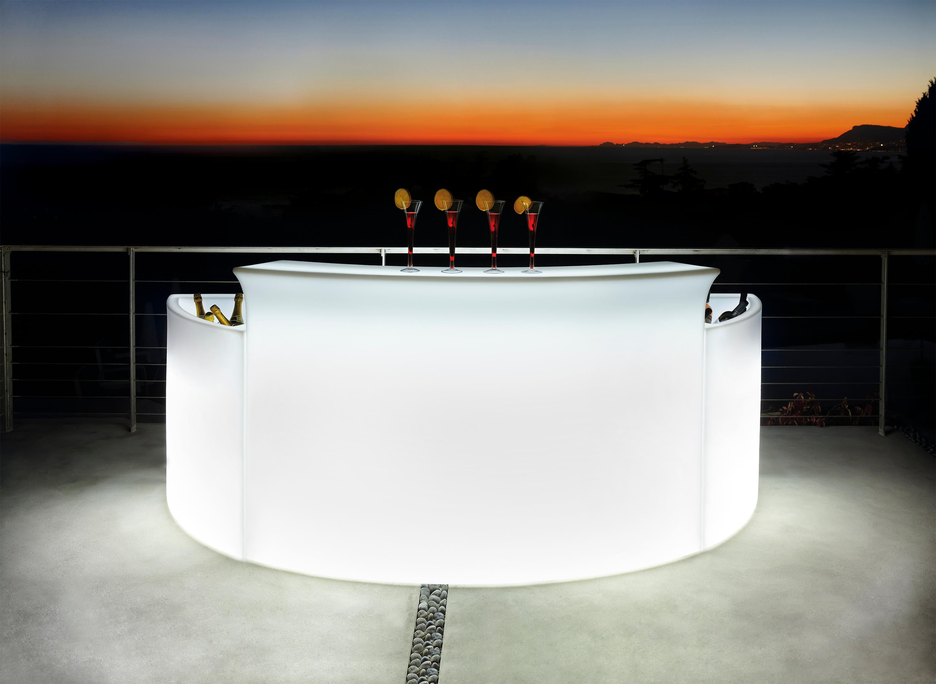Other Break Bar Lighted Bar Counter by SLIDE Studio For Sale
