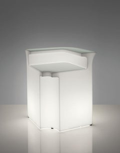 Break Corner Lighted Bar Counter by SLIDE Studio