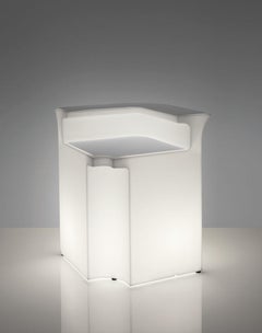 Break Corner Lighted Bar Counter by SLIDE Studio